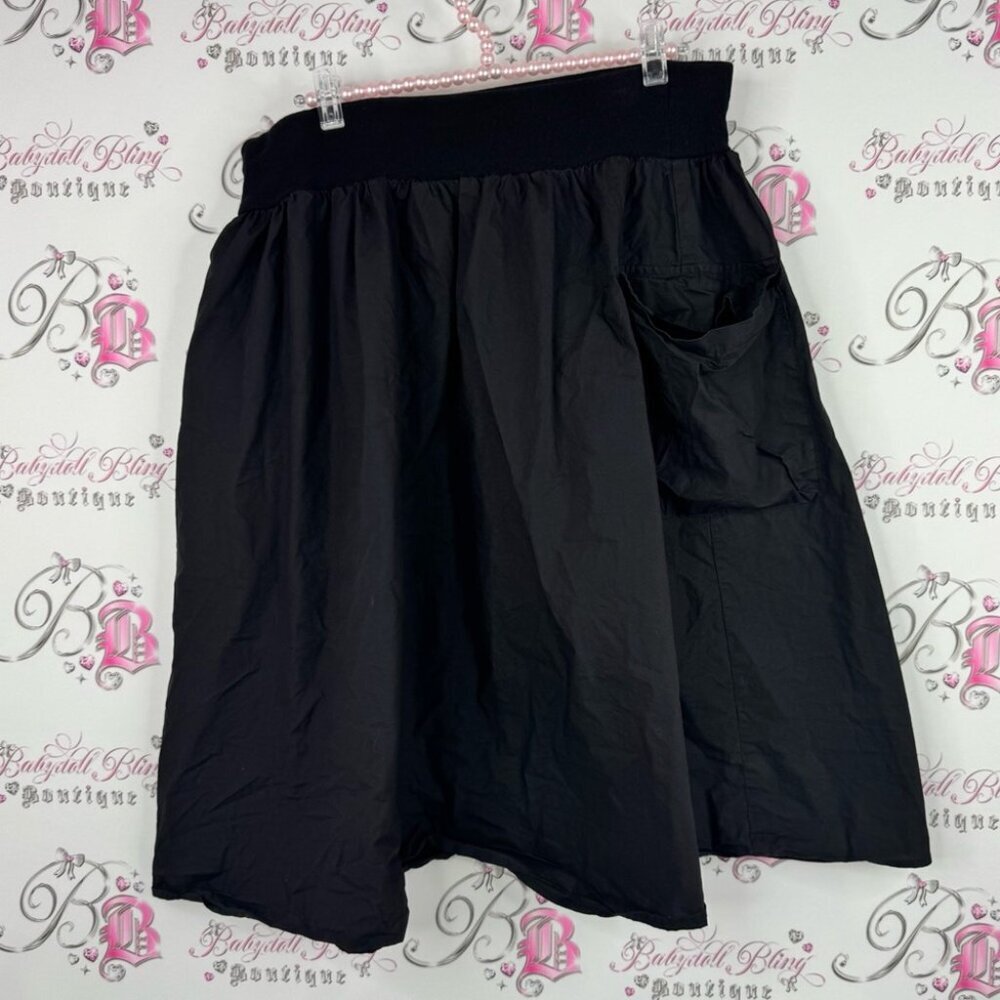 Rachel Zoe skirt pocket Elegant Black A-Line Skirt mini